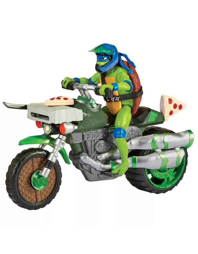 TEENAGE MUTANT NINJA TURTLES PLM 83430/83431 TEENAGE MUTANT NINJA TURTLES: MUTANT MAYHEM NINJA KICK CYCLE W/ LEONARDO