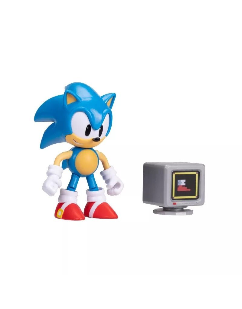 SONIC 41683 SONIC THE HEDGEHOG SONIC 4" ACTION FIGURE WITH MONITOR