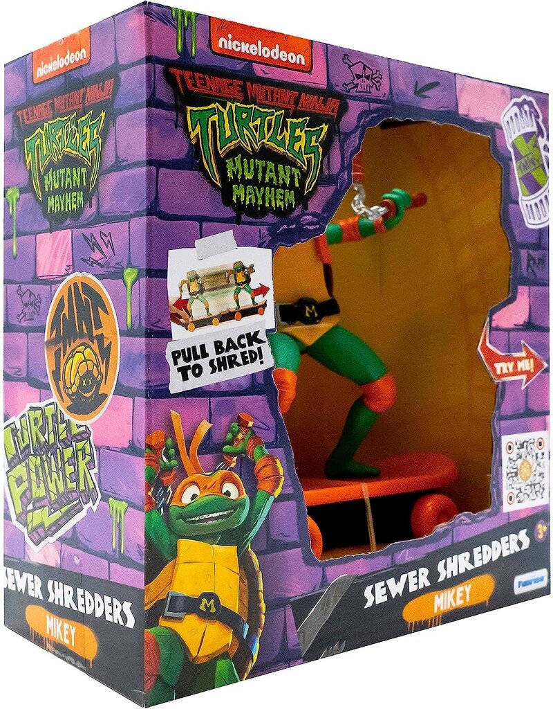 TEENAGE MUTANT NINJA TURTLES FNR 71058 TEENAGE MUTANT NINJA TURTLES MUTANT MAYHEM SEWER SHREDDERS: MICHAELANGELO