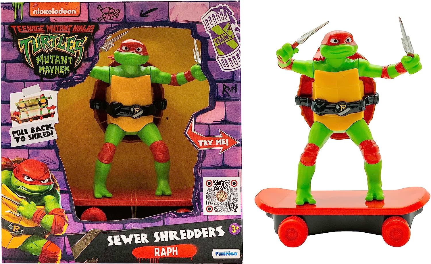 FNR 71056 TEENAGE MUTANT NINJA TURTLES MUTANT MAYHEM SEWER SHREDDERS: RAPHAEL