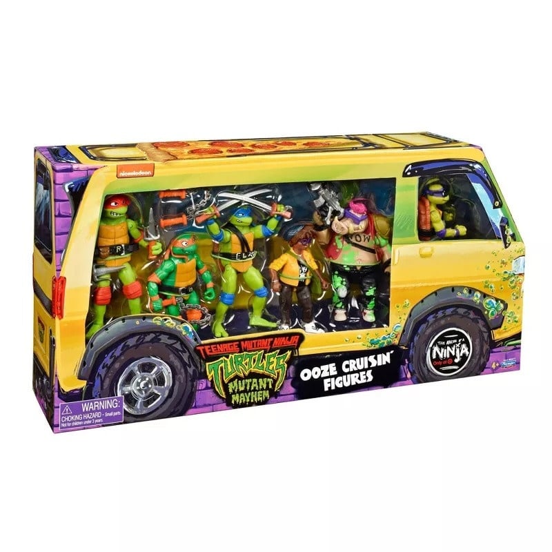 PLM83477 TEENAGE MUTANT NINJA TURTLES MUTANT MAYHEM OOZIE CRUISIN' FIGURES SET