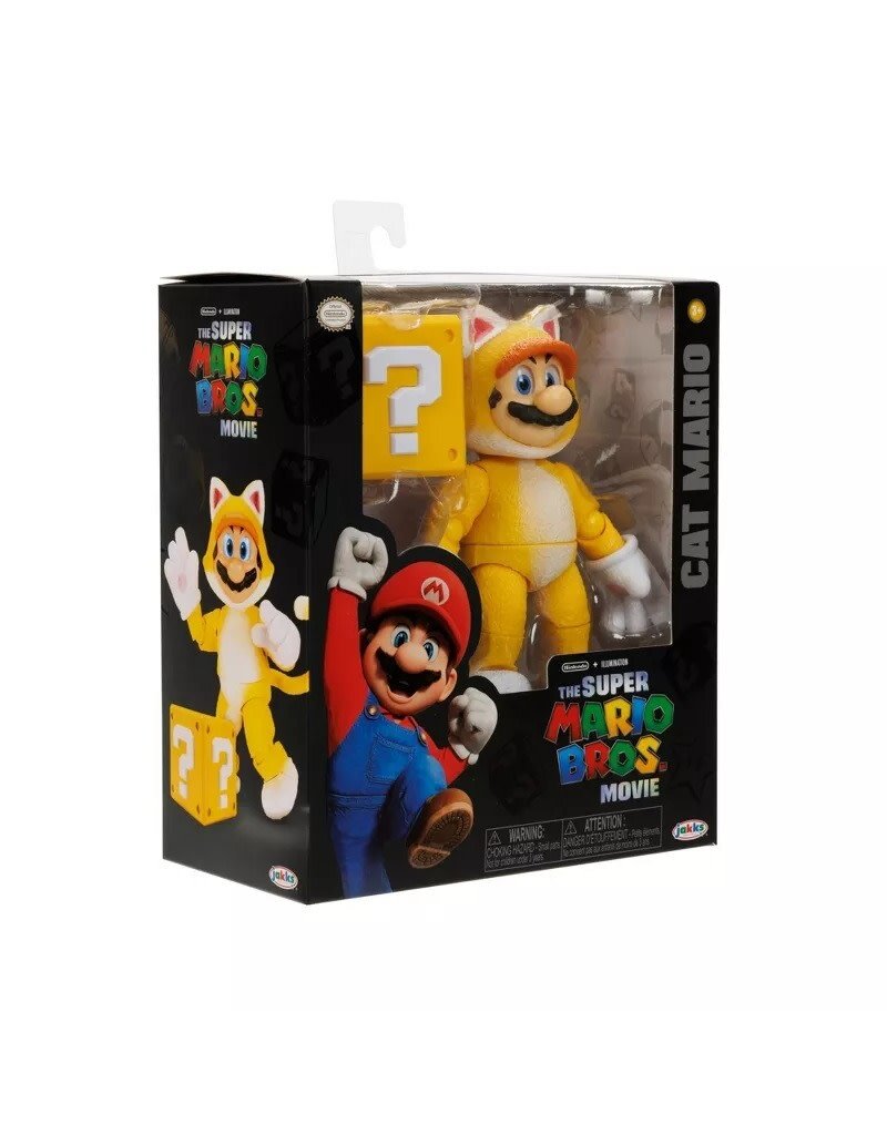 SUPER MARIO 41728 NINTENDO SUPER MARIO BROS. MOVIE: CAT MARIO 5" FIGURE