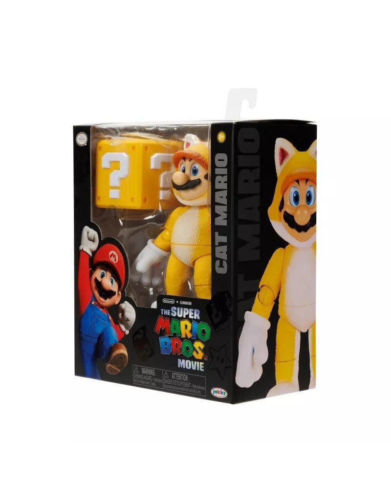 SUPER MARIO 41728 NINTENDO SUPER MARIO BROS. MOVIE: CAT MARIO 5" FIGURE