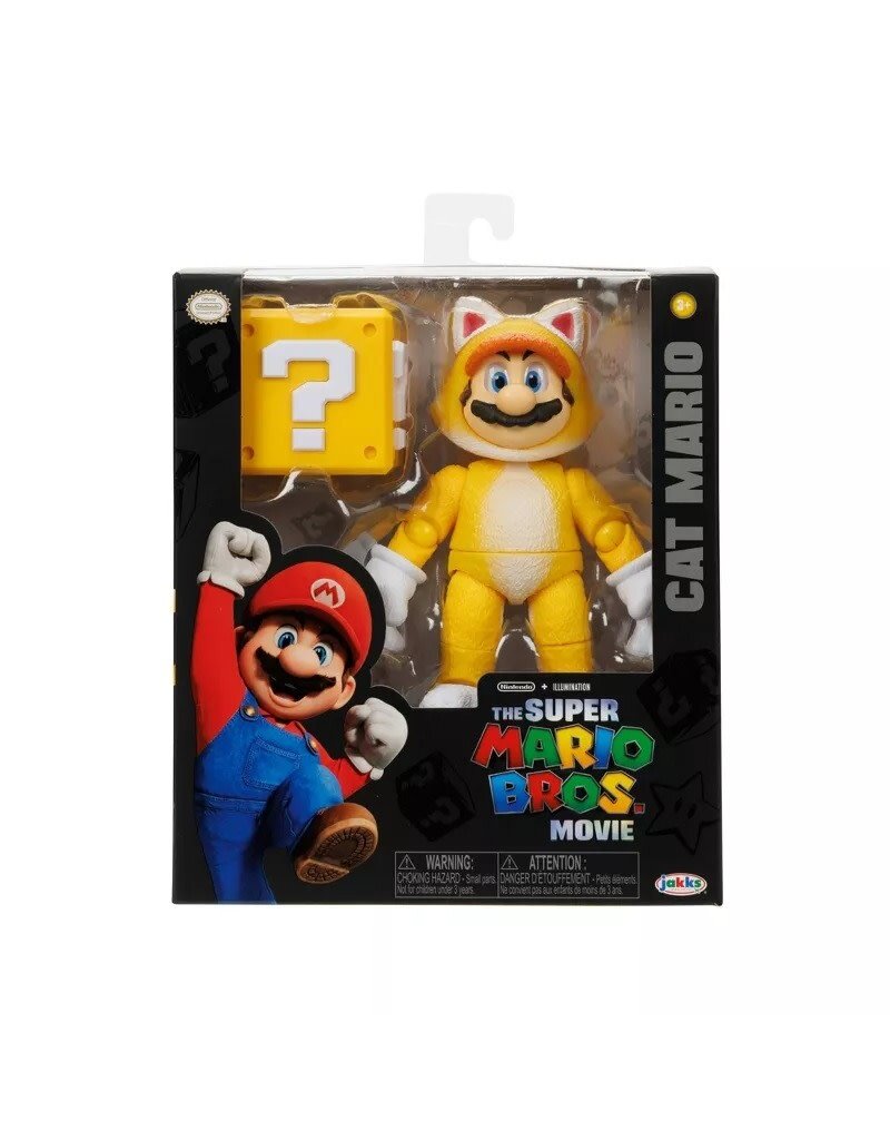 SUPER MARIO 41728 NINTENDO SUPER MARIO BROS. MOVIE: CAT MARIO 5" FIGURE