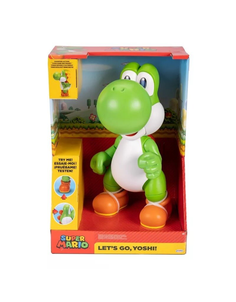 SUPER MARIO 41399 NINTENDO SUPER MARIO "LET'S GO, YOSHI!" FIGURE