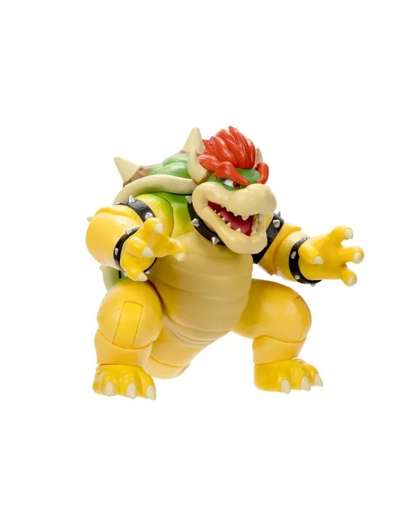 SUPER MARIO 41720 NINTENDO SUPER MARIO BROS. MOVIE POSEABLE 7" FIGURE: BOWSER
