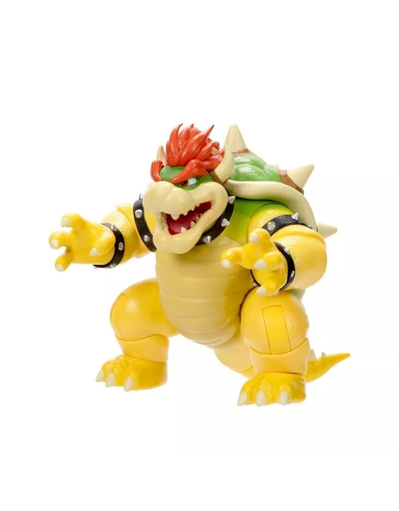 SUPER MARIO 41720 NINTENDO SUPER MARIO BROS. MOVIE POSEABLE 7" FIGURE: BOWSER