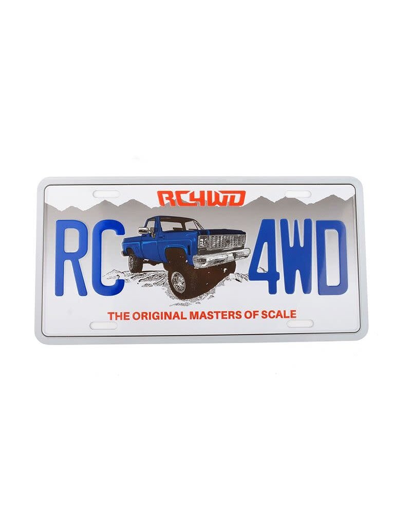 RC4WD RC4Z-L0072 RC4WD K10 LICENSE PLATE