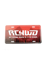 RC4WD RC4Z-L0032 RC4WD SCALE "MY OTHER TRUCK" LICENSE PLATE