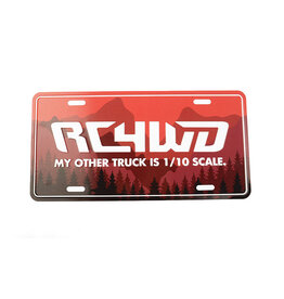 RC4WD RC4Z-L0032 RC4WD SCALE "MY OTHER TRUCK" LICENSE PLATE
