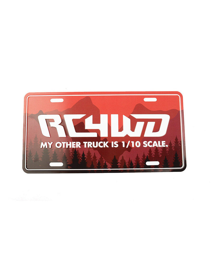 RC4WD RC4Z-L0032 RC4WD SCALE "MY OTHER TRUCK" LICENSE PLATE