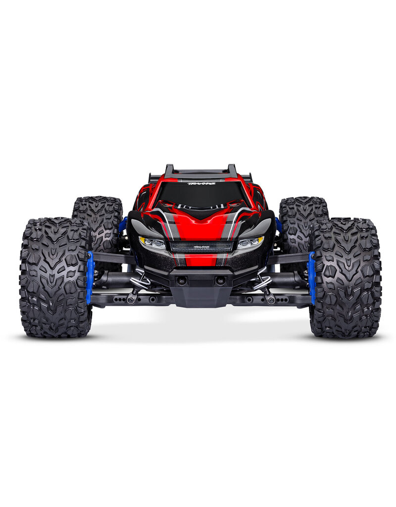TRAXXAS TRA67164-4-RED RUSTLER 4X4 BL-2S RED