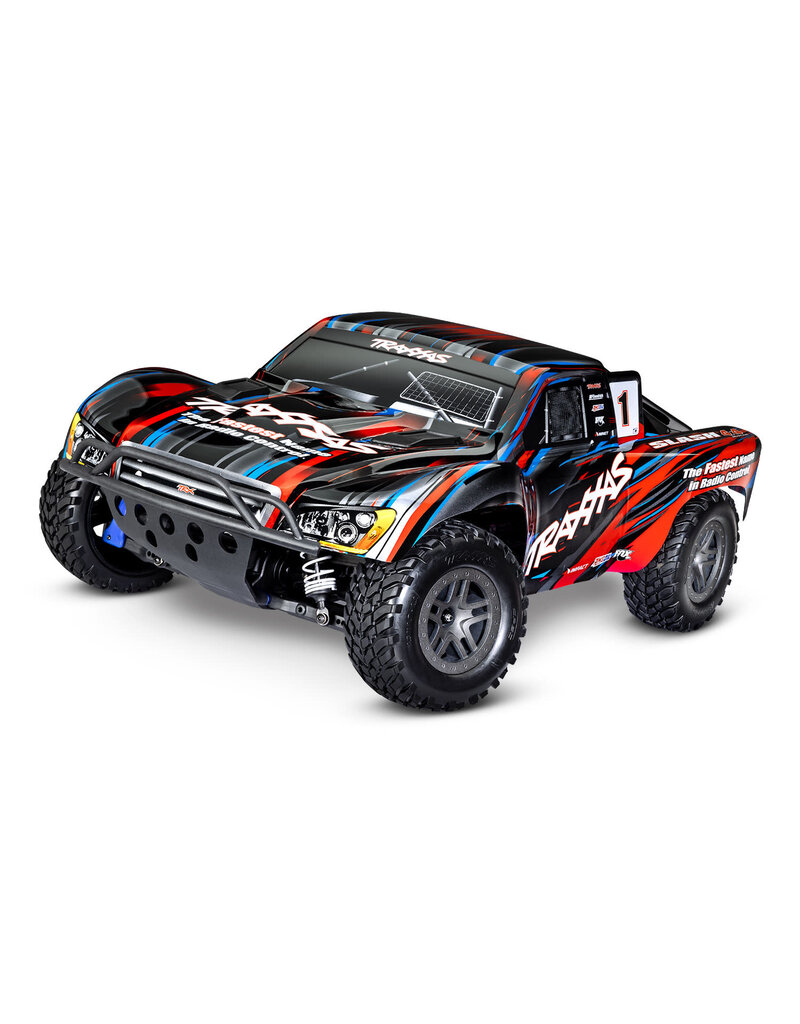 TRAXXAS TRA68154-4-RED SLASH 4X4 BL-2S RTR: RED
