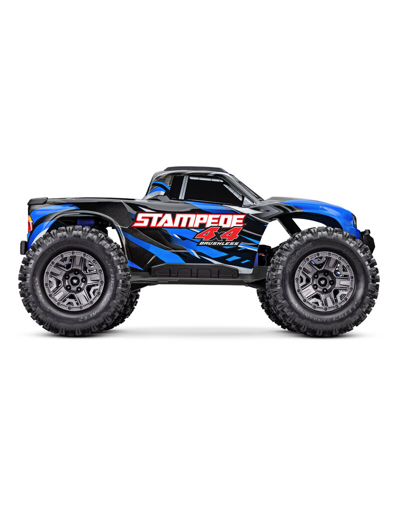 TRAXXAS TRA67154-4-BLUE  STAMPEDE 4X4 BL-2S: BLUE