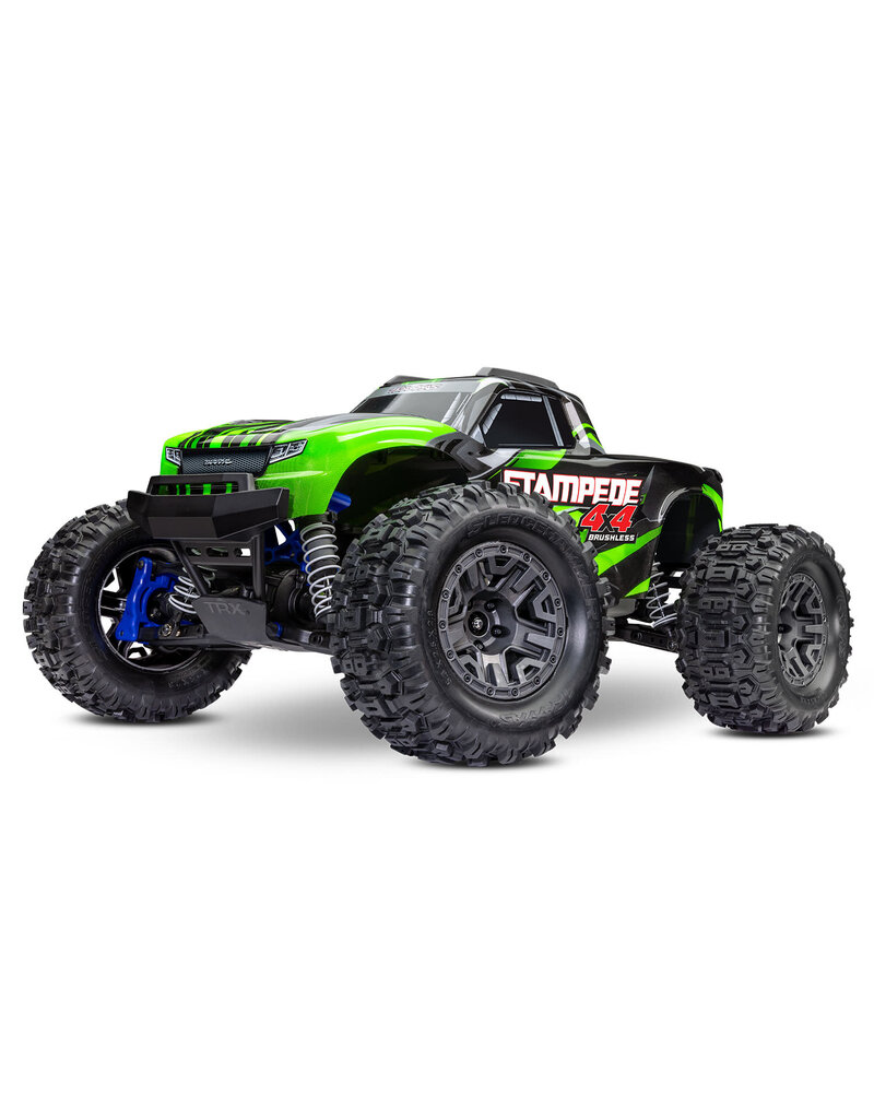 TRAXXAS TRA67154-4-GRN STAMPEDE 4X4 BL-2S: GREEN