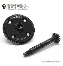 TREAL TRLX003ZD631F CENTER TRANSMISSION RING AND PINION GEAR SET 12/39T FOR LMT