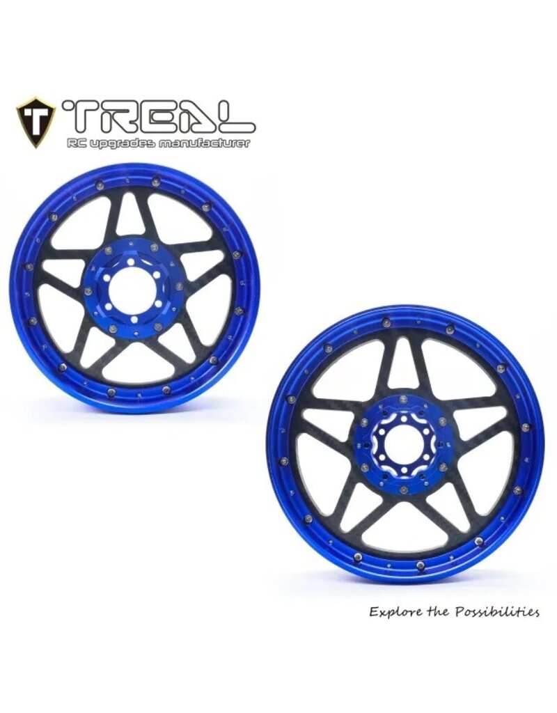 TREAL TRLX003XAZJPB FRONT AND REAR WHEELS FOR PROMOTO BLUE