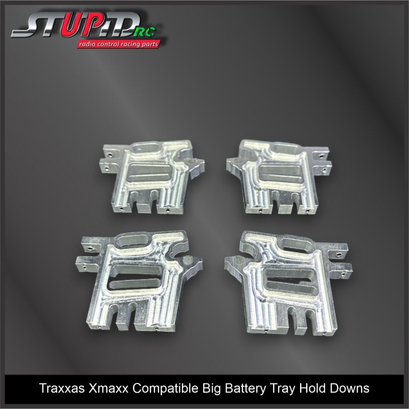 STP1027 TRAXXAS X-MAXX BIG BATTERY HOLD DOWNS