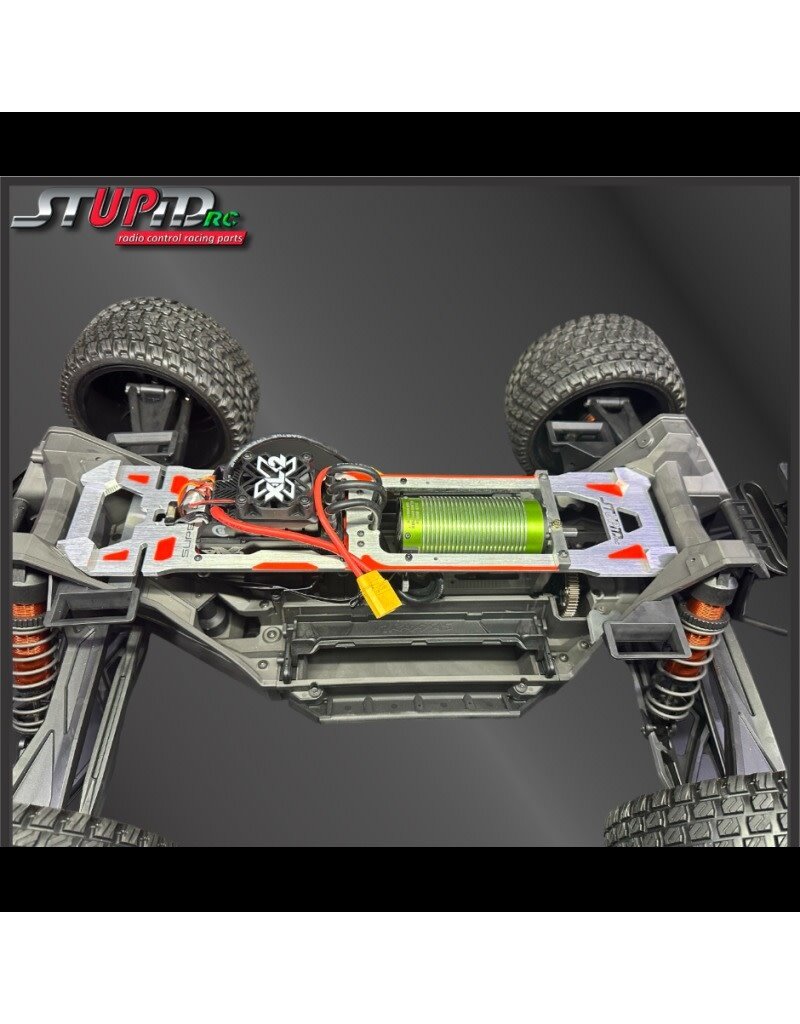 STUPID RC STP1024 TRAXXAS XRT COMPATIBLE MOTOR MOUNT/ BRACE SUPER DUTY
