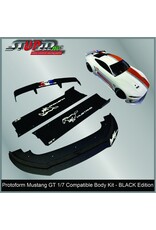 STUPID RC STP11103BK MUSTANG GT 1/7 BODY KIT BLACK