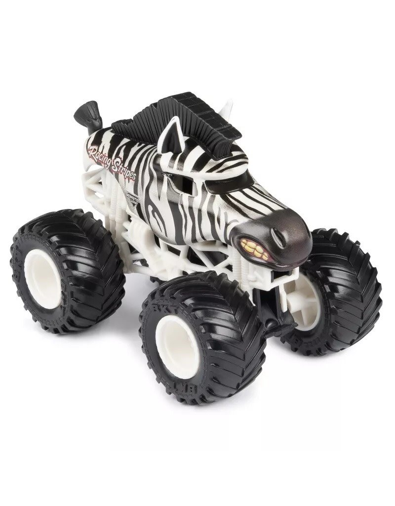 SPIN MASTER SPNM6064128/20142620 MONSTER JAM RACING STRIPES VS RAINBOW BLAST