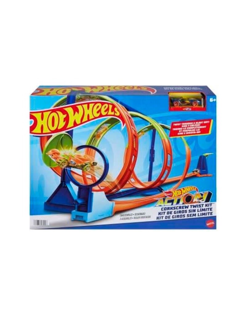 HOT WHEELS MTL HMX41 HOT WHEELS ACTION CORK SCREW TWIST KIT