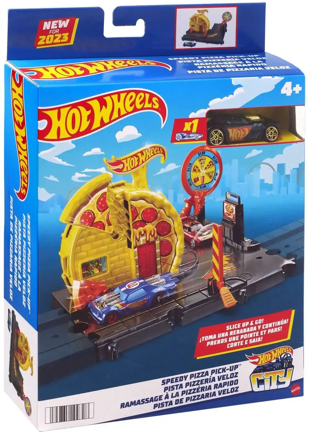 MTL HMD53/HKX44 HOT WHEELS SPEEDY PIZZA PICK-UP - My Tobbies