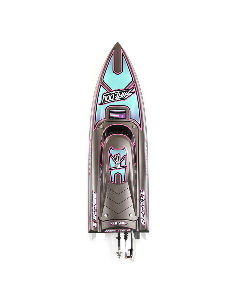 PROBOAT PRB08041V2T2 RECOIL 2 V2 26" SELF-RIGHTING BRUSHLESS DEEP-V RTR: SHREDDY