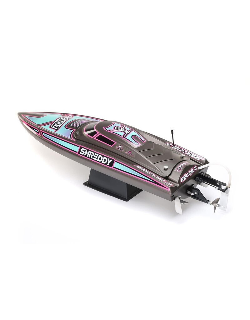 PROBOAT PRB08041V2T2 RECOIL 2 V2 26" SELF-RIGHTING BRUSHLESS DEEP-V RTR: SHREDDY