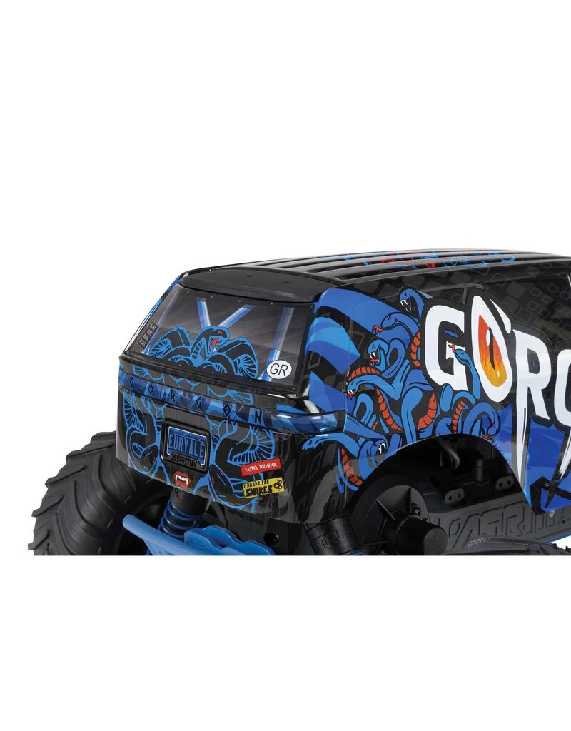 ARRMA ARA3230T1 GORGON 1/10 SCALE 2WD MONSTER TRUCK RTR BLUE