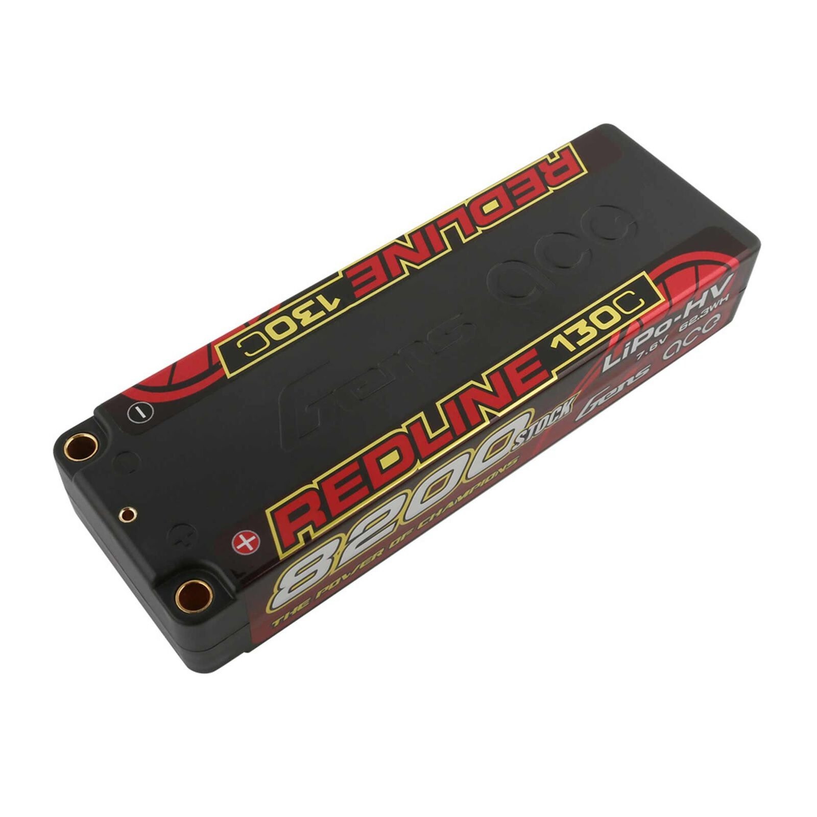 GEA82002S13D5 2S LIPO 7.6V 8200MAH 130C LIHV HARDCASE BATTERY: 5MM