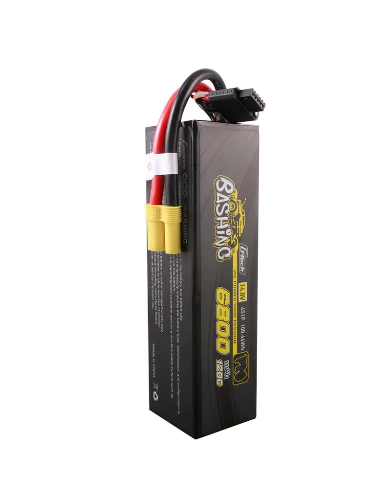 GENS ACE GEA684S12E5GT 4S LIPO  14.8V 6800MAH 120C HARDCASE BATTERY: EC5
