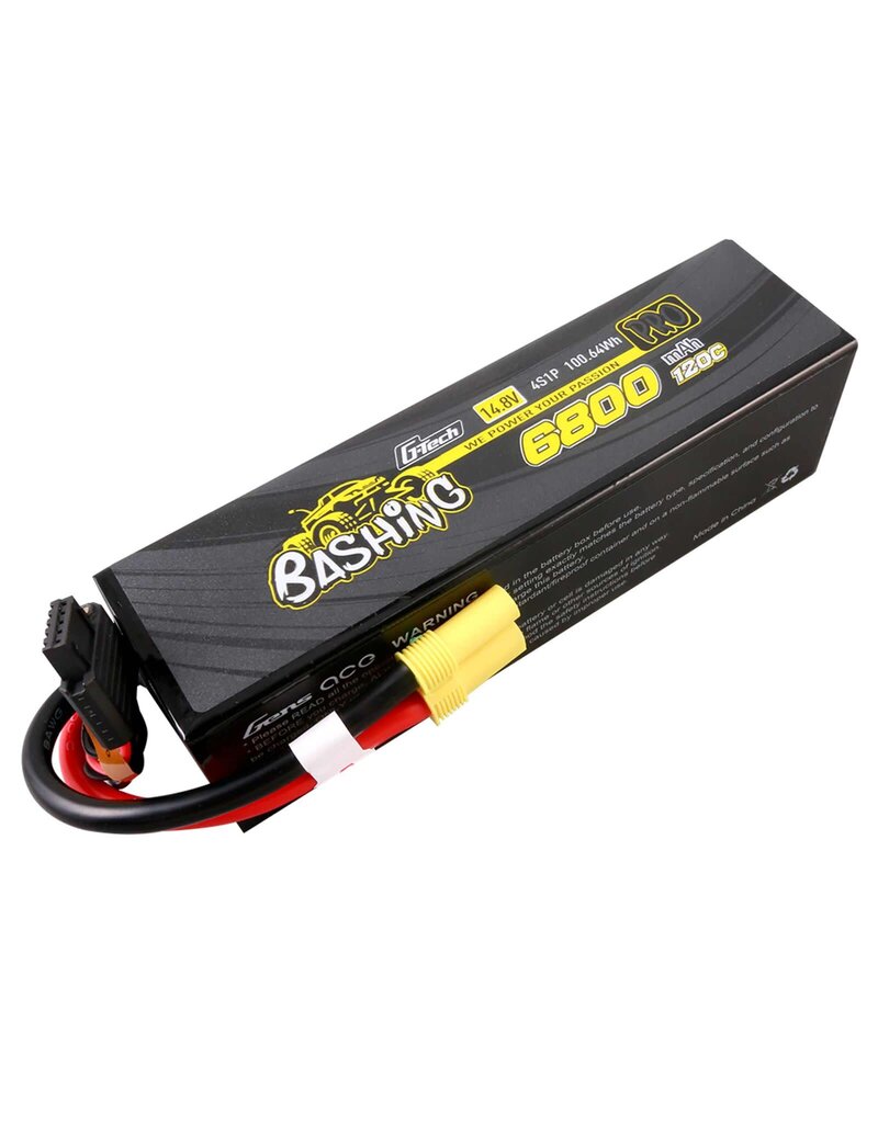 GENS ACE GEA684S12E5GT 4S LIPO  14.8V 6800MAH 120C HARDCASE BATTERY: EC5
