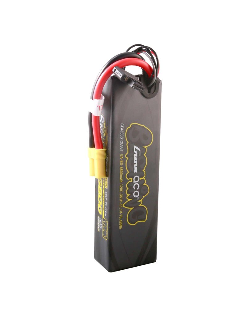 GENS ACE GEA683S12E5GT 3S LIPO  11.1V 6800MAH 120C HARDCASE BATTERY: EC5