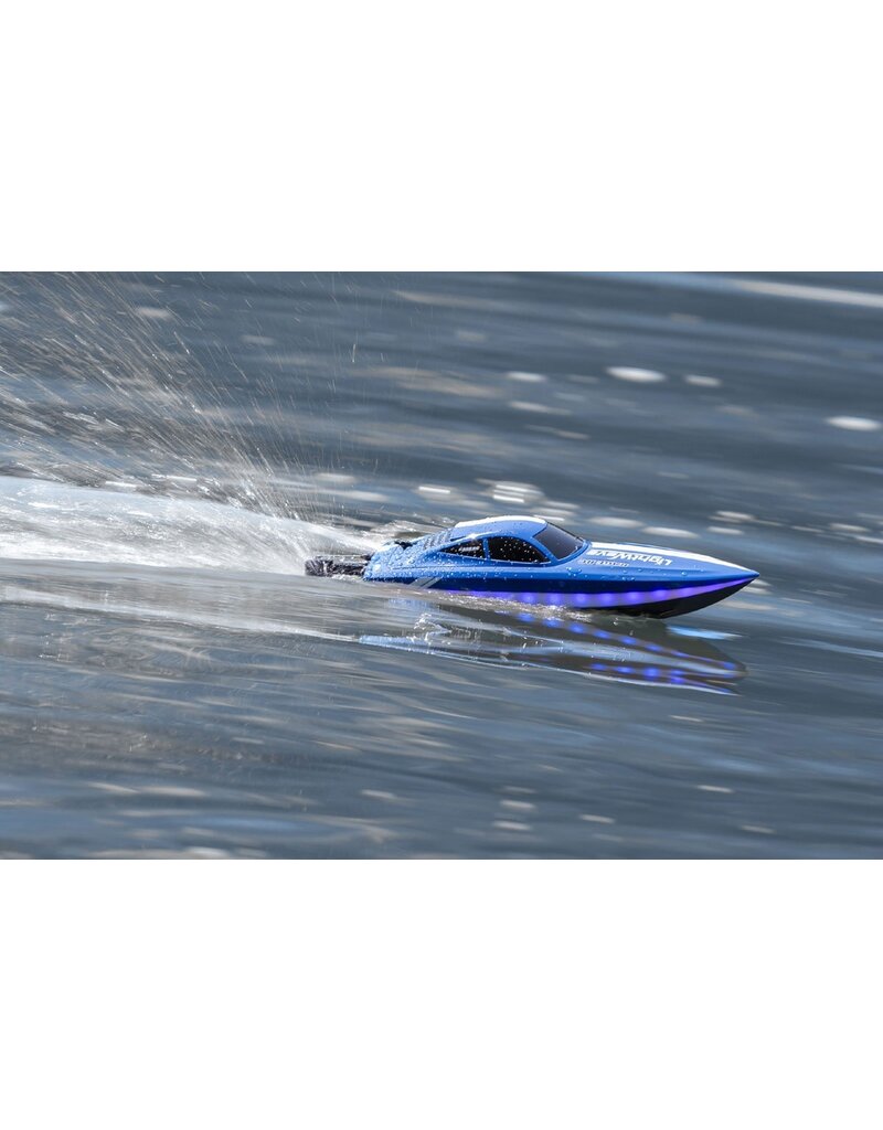 RAGE RC RGRB1132 LIGHTWAVE ELECTRIC MICRO RTR BOAT; BLUE
