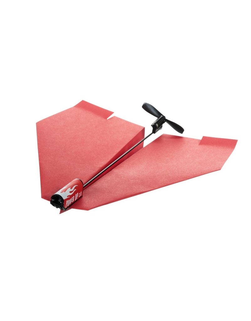 POWER UP PUT500-002 ELETRIC PAPER AIRPLANE KIT: RED