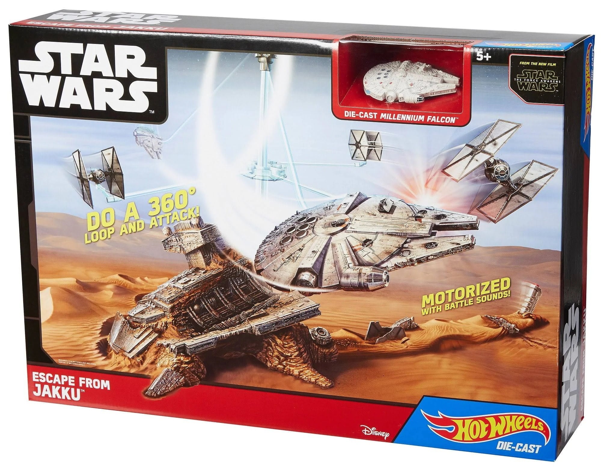 MTL CGN32 HOTWHEELS STAR WARS ESCAPE FROM JAKKU PLAY SET