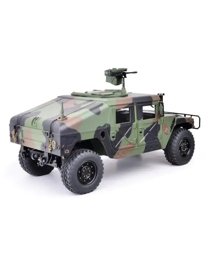 TRASPED HGP40815 TRASPED 1/10 4X4 HUMVEE (UPG): CAMO GREEN (W/ LEDS AND SOUND)
