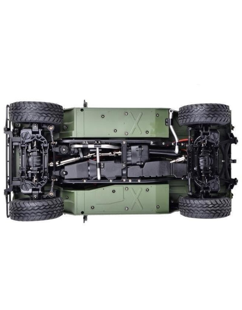 TRASPED HGP40815 TRASPED 1/10 4X4 HUMVEE (UPG): CAMO GREEN (W/ LEDS AND SOUND)