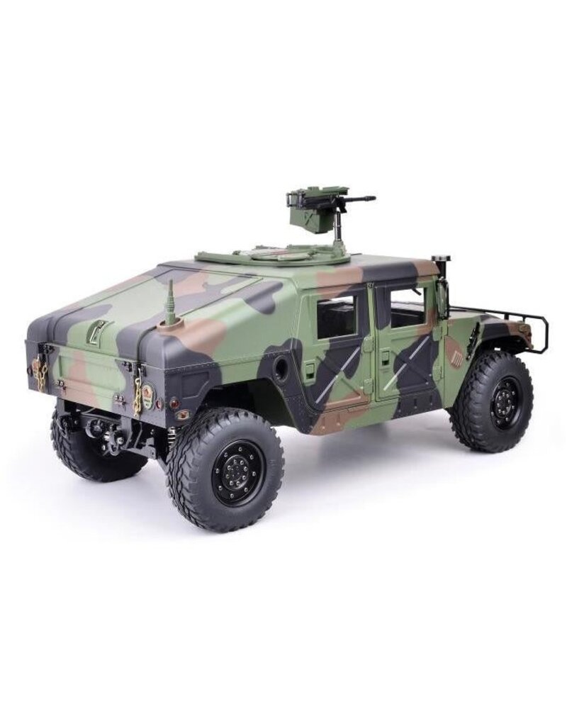 TRASPED HGP40815 TRASPED 1/10 4X4 HUMVEE (UPG): CAMO GREEN (W/ LEDS AND SOUND)