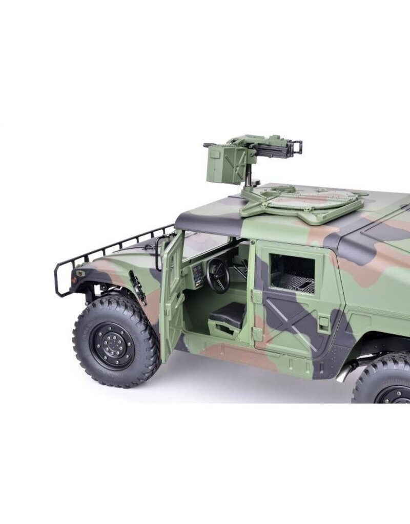 TRASPED HGP40815 TRASPED 1/10 4X4 HUMVEE (UPG): CAMO GREEN (W/ LEDS AND SOUND)