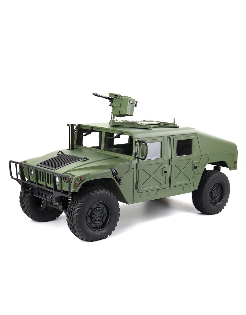 TRASPED HGP40815 TRASPED 1/10 4X4 HUMVEE (UPG): CAMO GREEN (W/ LEDS AND SOUND)