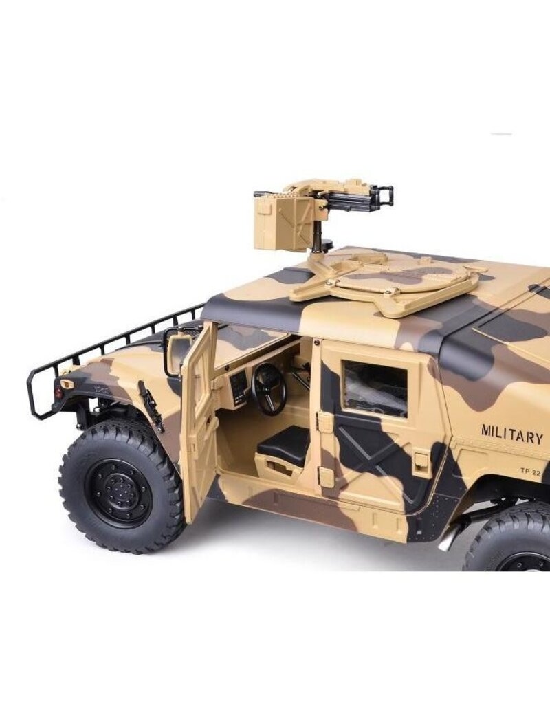 TRASPED HGP40816 TRASPED 1/10 4X4 HUMVEE (UPG): CAMO TAN (W/ LEDS AND SOUND)