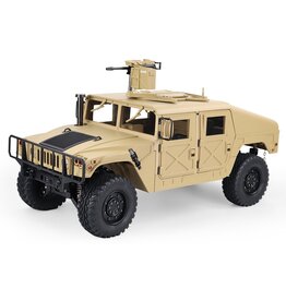 TRASPED HGP40816 TRASPED 1/10 4X4 HUMVEE (UPG): CAMO TAN (W/ LEDS AND SOUND)