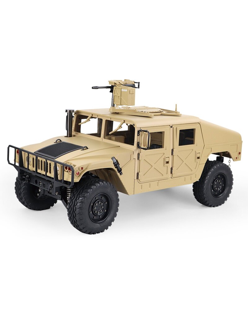 TRASPED HGP40816 TRASPED 1/10 4X4 HUMVEE (UPG): CAMO TAN (W/ LEDS AND SOUND)