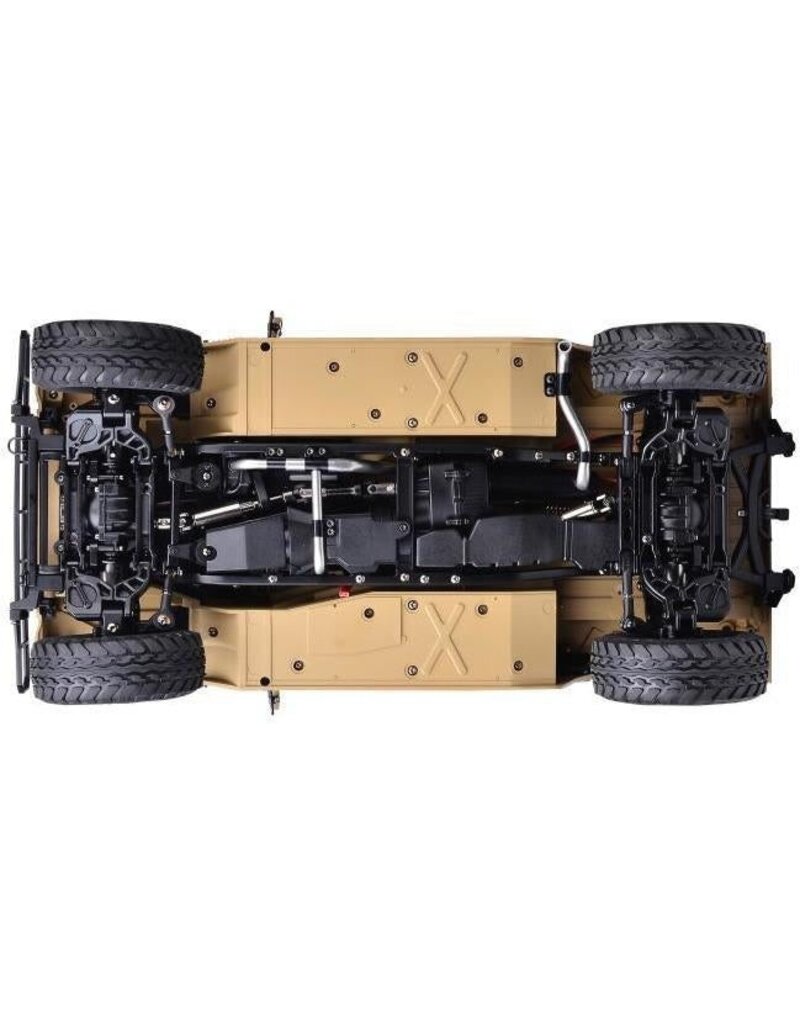 TRASPED HGP40816 TRASPED 1/10 4X4 HUMVEE (UPG): CAMO TAN (W/ LEDS AND SOUND)