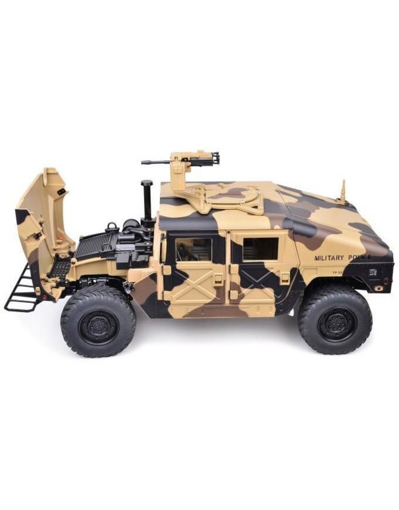 TRASPED HGP40816 TRASPED 1/10 4X4 HUMVEE (UPG): CAMO TAN (W/ LEDS AND SOUND)