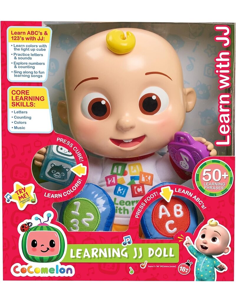 JUST PLAY JSP 96112 COCOMELON LEARNING JJ DOLL