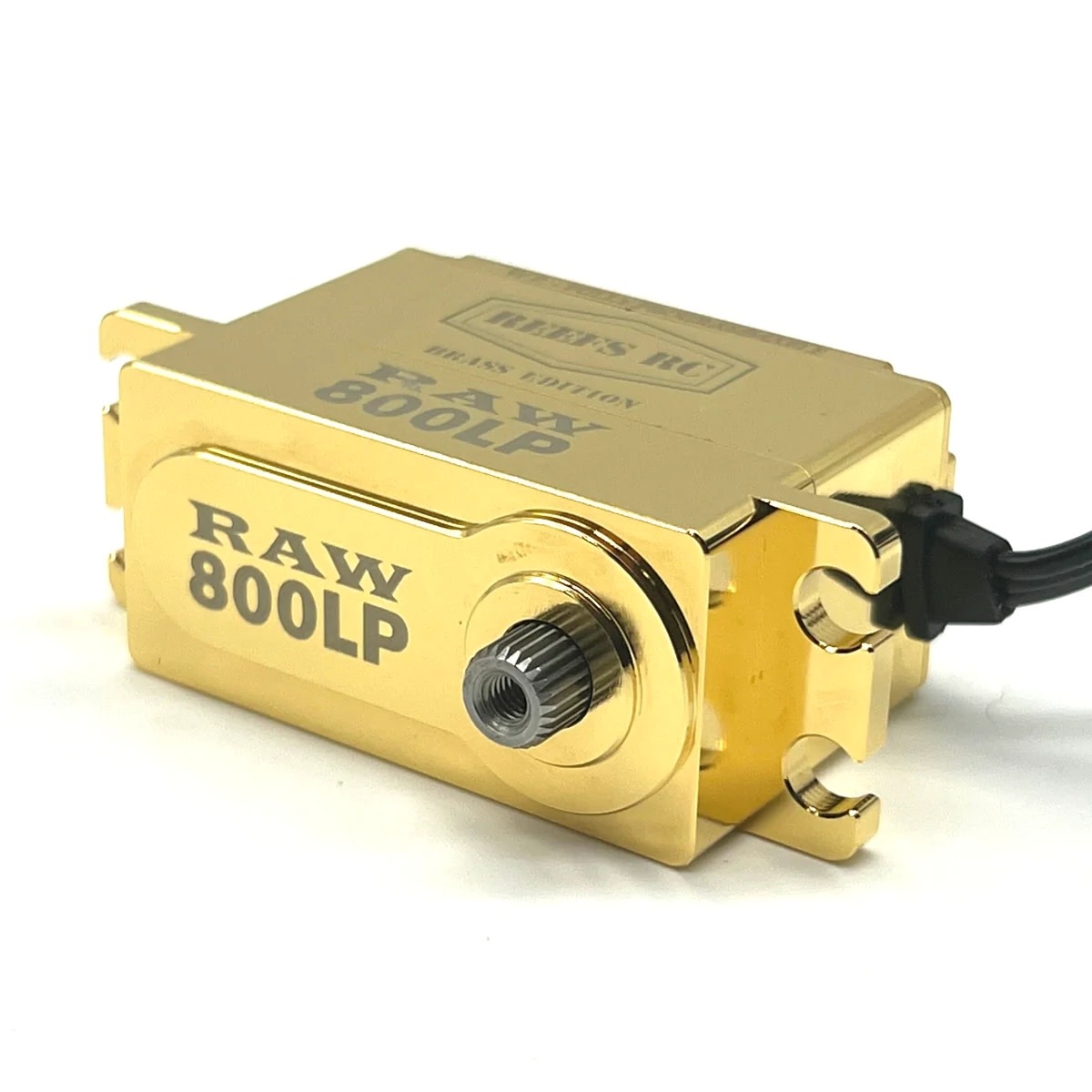 SEHREEFS160 RAW800LP BRASS EDITION, FULLY PROGRAMMABLE, BRUSHLESS LOW PROFILE SERVO