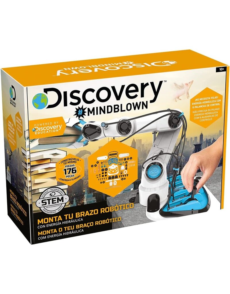 DISCOVERY #MINDLBOWN  HYDRAULIC ARM 176 PIECE DIY BUILDING SET